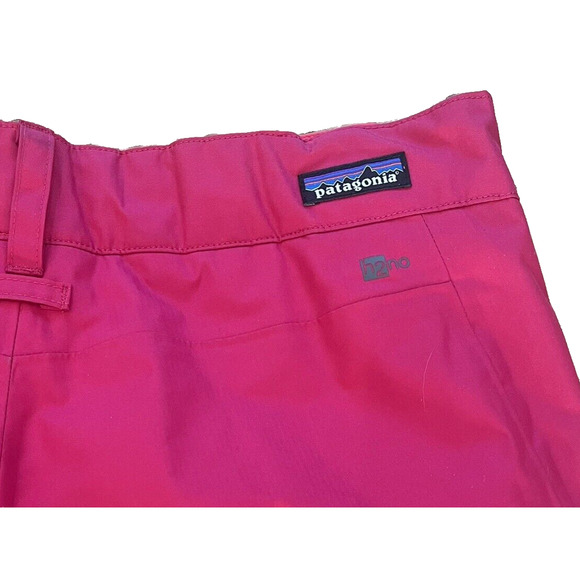 Patagonia Girls XL 14 H2NO Snow Pants Snowboarding Skiing Hot Bright Pink - Picture 6 of 12